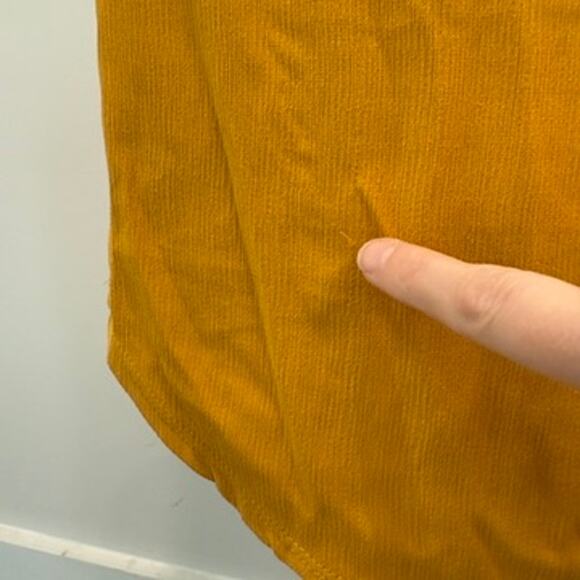 Dolan Anthropologie Short Sleeve Tunic Dress Size XS Yellow - Picture 13 of 14